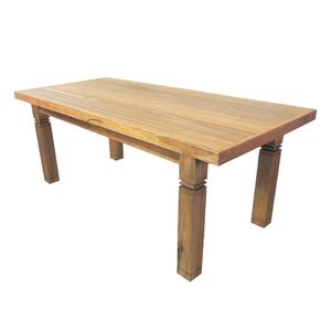 Mesa Jantar área Gourmet Colonial Madeira Maciça 1,80m