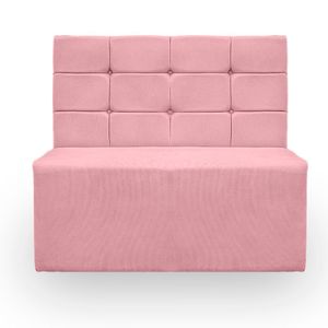 Canto Alemão Confortável Para Apartamento Cozinha E Restaurantes Veludo Cor Rosa Bebe