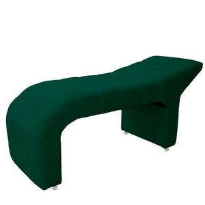 Maca Estofada Julia Para Estetica Facial Sombrancelha E Cilios Suede Cor Verde Esmeralda