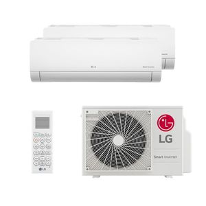 Ar Condicionado Multi Split Inverter Hw LG 24000 Btus (1 Evap 9000 e 1 Evap 18000) Quente/Frio 220V