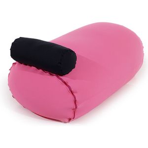 Puff Kevin Puff Com Apoio De Cabeça Feito Em Tecido Poliamida Pink