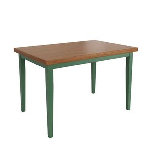 Mesa Colors Em Madeira Maciça Retangular 4 Lugares - 120 X 80cm Verde
