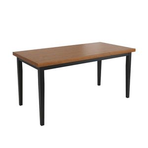 Mesa Colors Em Madeira Maciça 6 Lugares - 160 X 80cm Preto