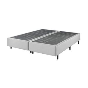 Base Para Cama Box Casal Ecoflex Prata 193x203x25cm Base Box