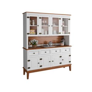 Arca E Oratório 8 Portas E 4 Gavetas - Madeira Maciça Branco