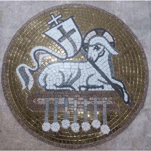 Símbolo Sacro I Cordeiro De Deus - Símbolo De Cristo Tamanho 130cm