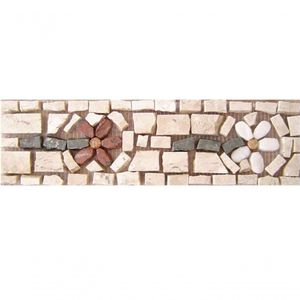 Faixa Em Mosaico Fiori Al Vento Ii - 8x30cm
