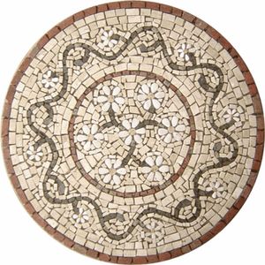 Mandala Mosaico Floral Rosone Fiorellini Veronesi I
