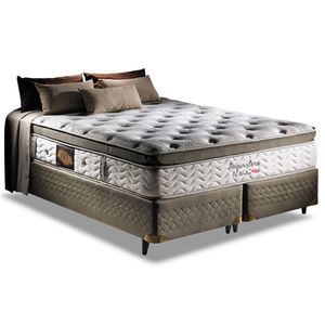 Conjunto Box + Colchão Imperatore King 193x203x74