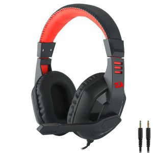 Fone Gamer Redragon Ares H120 - Com Fio - Preto - Vermelho