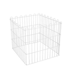Cercado 01 Pet 4 Módulos 60x60cm Cada Tela Aramada Animais Pequeno E Médio Porte Cães - Gudim