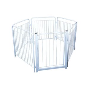 Cercado Tubular Pet 6 Módulos 69x70cm Cada Animais Pequeno E Médio Porte Cães - Gudim