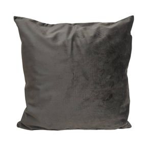 Capa Para Almofada Veludo Cristal 45cm X 45cm Marrom Cacau