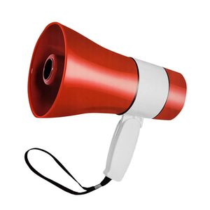 Megafone Portátil Com Gravação Música E Sirene Recarregável