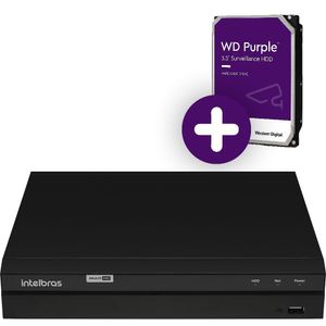 Dvr Intelbras 16 Canais 2mp Full Hd 1080p Com Hd 2tb Gravador De Vídeo Mhdx 1216
