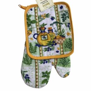 Kit Luvas Para Cozinha 2 Peças Home Cook Oliva