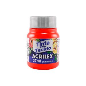 Tinta Para Tecido Fosca 37ml Acrilex Vermelho Vivo