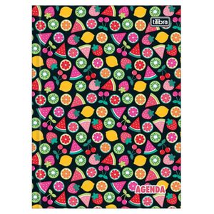 Agenda Costurada Permanente Pepper Feminina M4 12,3 X 16,6cm Tilibra