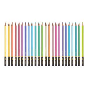 Lápis De Cor Vibes Pastel 24 Cores Tris