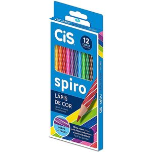 Lápis De Cor Spiro 12 Cores Cis