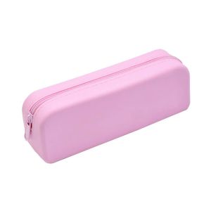 Estojo Simples Escolar Silicone Enjoy Dac Rosa