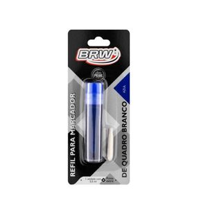 Kit 3 Pincéis Marcador Quadro Branco + 2 Refis Com Ponta Extra Brw