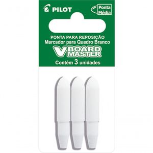 Kit Marcador Quadro Branco Recarregável + Apagador De Quadro Branco + Ponta Para Marcador Pilot Azul