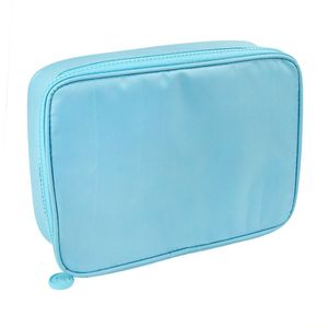 Estojo Box Escolar Com Divisórias Dac Azul