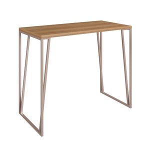 Mesa Bistrô Cais Retangular 120x60cm Olmo-champagne