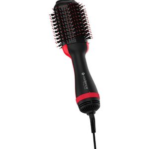 Escova Secadora Cadence Rouge Style 4 em 1 1200W Preto Com Vermelho 110V