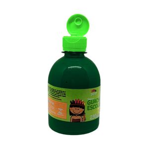 Tinta Guache Escolar Pet 250ml Com Aplicador Piratininga Verde Escuro