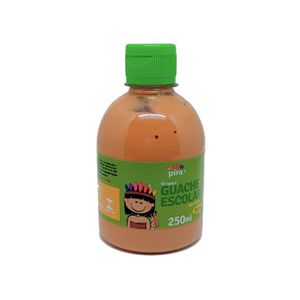 Tinta Guache Escolar Pet 250ml Com Aplicador Piratininga Bege