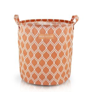 Cesto Para Roupa Suja/ Brinquedos Tecido (m) - Linha Loft Laranja