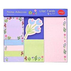 Bloco De Notas Adesivas Lilac Fields Molin