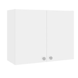 Armário Multiuso Para Lavanderia Duo 2 Portas Branco