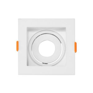 Spot Quadrado Embutir Recuado Mr11 Branco