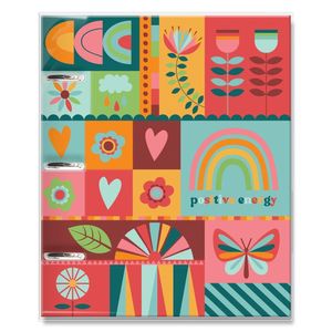 Caderno Argolado Fichário Arco-íris