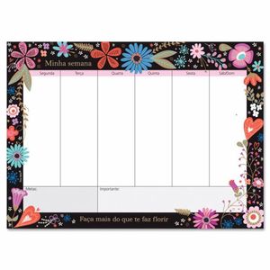 Bloco Semanal 52 Folhas Fiore