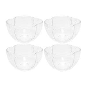Jogo De 04 Tigelas Bowls De Vidro Butterfly Wolff