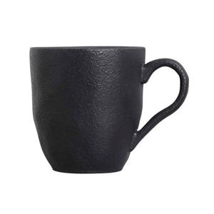 Caneca Formato Orgânico 273 Ml Preto Matte Porto Brasil