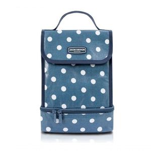 Bolsa Térmica Bolinha Jacki Design Look Azul Aço