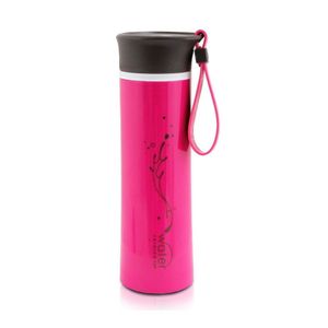 Garrafa Com Alça Lateral 350ml Jacki Design Fúcsia
