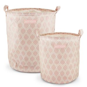 Conjunto De Cesto Para Roupa M E G Rosa - Listrada