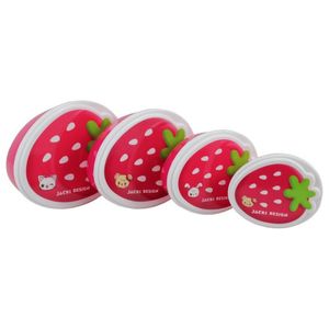 Pote Para Lanche De 4 Peças Filhotinhos Jacki Design Fúcsia