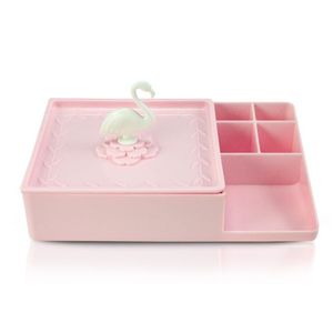 Organizador Multiuso Flamingo De Mesa Lifestyle Jacki Design Rosa