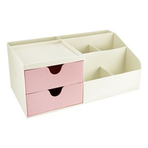 Organizador De Mesa Multifuncional Lifestyle Jacki Design Rosa
