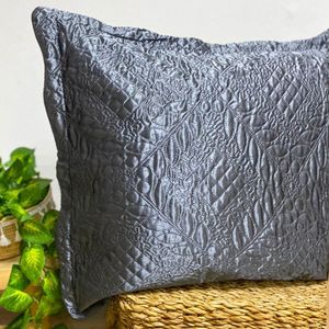 Porta Travesseiro Ultrassônico Dyuri 50cm X 70cm Preto Cetim