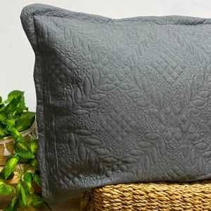 Porta Travesseiro Ultrassônico Dyuri 50cm X 70cm Cinza Chumbo