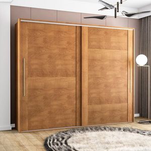 Guarda-roupa 2 Portas De Correr Sevilha Freijó
