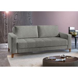 Sofá Fixo 3 Lugares Luxo 220 Cm Orion Cinza